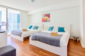 Ocean and City Views Lux Miami Brickell Sleeps 5